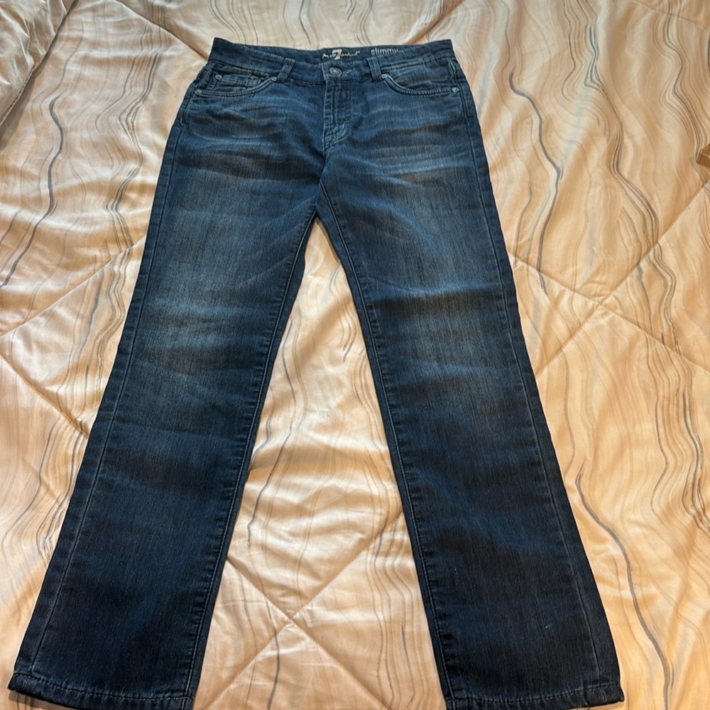 Girls teen size 10 skinny seven for all mankind jeans in great condition